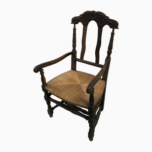 Pailled Gold Rustic Armchair