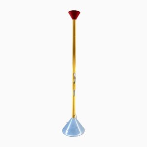 Lampadaire Vintage Rouge et Jaune