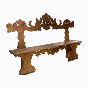 Benches with Carved Backrest, 700s
