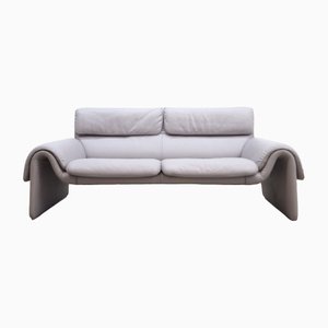Gray Leather DS Sofa from De Sede, 2011