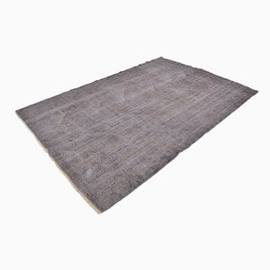 Overdyed Hand Knotted Wool Ombre Floor Rug