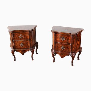 18th Century Style Bedside Tables, 1990s, Set of 2
