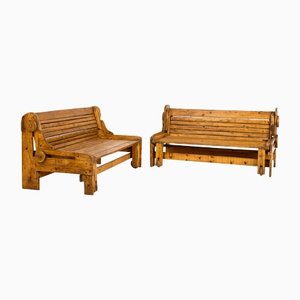 Set of Italian Benches, 1960s