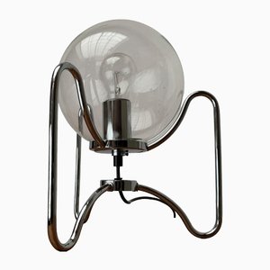 Mid-Century Space Age Tripod Globe Table Lamp, 1960s