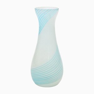 Half Filigree Vase in Murano Glass by Dino Martens for Aureliano Toso
