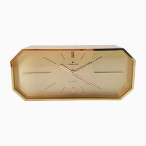 Horloge de Table en Laiton de Junghans, 1970s