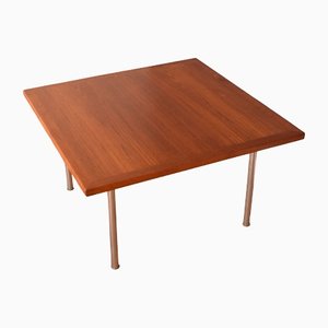 Teak, Rosewood & Chrome Coffee Table by Hans J Wegner for Andreas Tuck