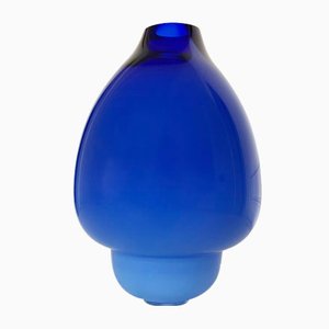 Large Vulcano Vase in Blue by Alissa Volchkova
