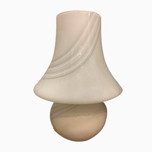 Lámpara de mesa Mushroom de cristal de Murano, años 70