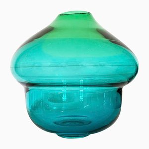 Kleine Vulcano Vase in Blaugrün von Alissa Volchkova