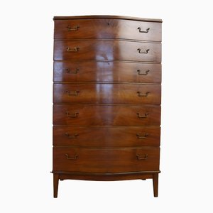 Chest of Drawers in Lacquered Walnut, 1930s
