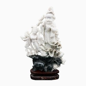 Chinese Jade Statue of a Confucian Sage