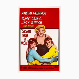 Some Like It Hot Original Vintage Movie Poster, American, 1959