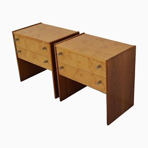Mid-Century Bedside Tables from Bucovice,1970s