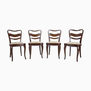 Dining Chairs, Czechoslovakia, 1940s, Set of 4