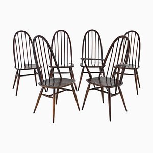 Beech Dining Chairs, Denmark, 1960s, Set of 6