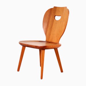 Swedish Pine Side Chair by Carl Malmsten for Svensk Fur, 1950s