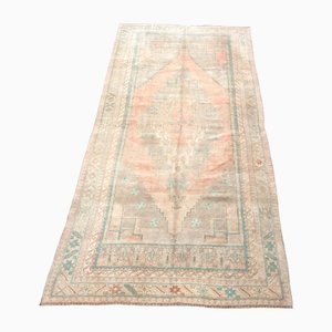 Antique Faded Wool Tribal Rug