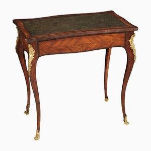 French Inlaid Wood Writing Desk, 1920s