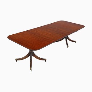 Large Antique Mahogany Extending Dining Table, 19th Century
