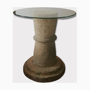 Tavolo da giardino vintage in pietra