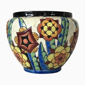 Vaso Art Déco in ceramica di Keramis