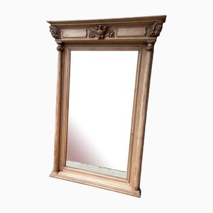 Large Carved Wooden Mirror, 1890s
