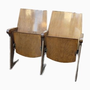 Set of LV Model Cinema Armchairs by Gastone Rinaldi for Rima, 1952
