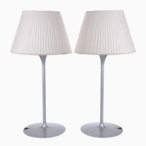 Lampade da tavolo Romeo Soft T-1 di Philippe Starck per Flos, 1998, set di 2