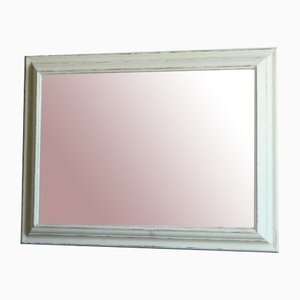 Espejo grande con marco de cojín pintado