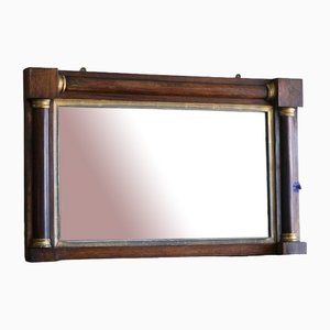 19th Century Rosewood Overmantle Mirror