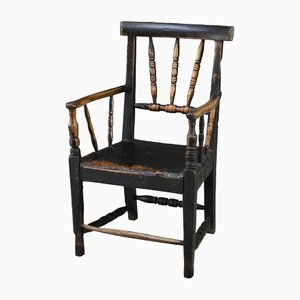 Georgianischer Ulmenholz Stuhl