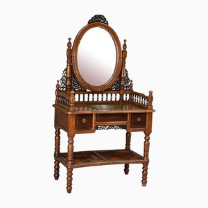 Anglo Asian Washstand Swing Mirror Back