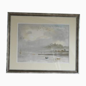 Roland Vivian Pitchforth, Nautical Scene, Watercolour, Framed