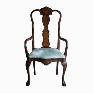 Dutch Inlaid Mahogany Chair