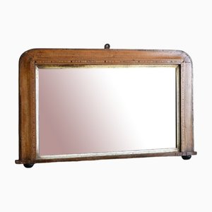 Miroir de Cheminée Édouardien en Marqueterie