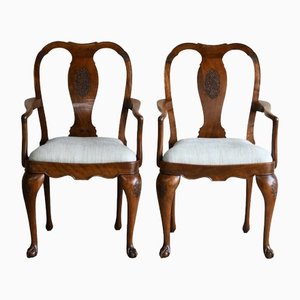 Late 19th Century Anglo Chinese Chairs, Set of 2