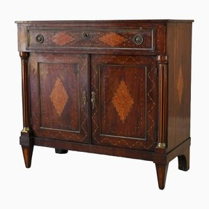 Early 19th Century Continental Inlaid Cabinet Sideboard