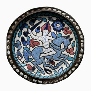 Middle Eastern Enamel Charger