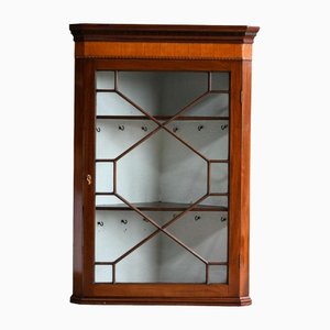 Armoire Murale Astragale en Acajou Vernis