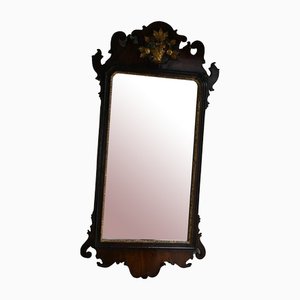 Early 19th Century Mahogany Fret Cut Mirror