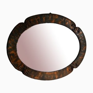 Early 20th Century Copper Mirror