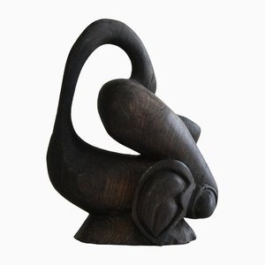 Escultura de madera Makonde Shetani