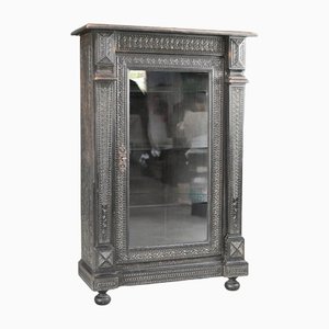 Late 19th Century Carved Glazed Cabinet