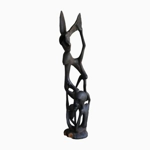 Scultura Makonde Shetani grande