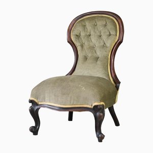 Victorian Spoon Back Lounge Chair