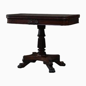 Mesa de té William IV de caoba