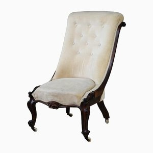 Antique Victorian Rosewood Armchair