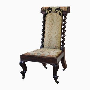 Victorian Rosewood Prayer Chair
