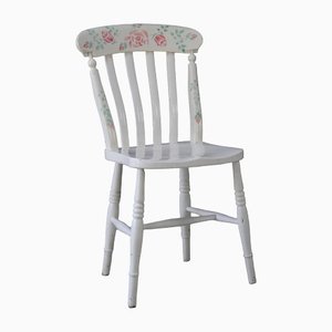 Painted Lathe Back Kitchen Chair